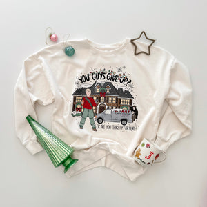 THIRSTY FOR MORE • kids pullover SUGAR COOKIE