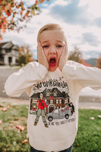 THIRSTY FOR MORE • kids pullover SUGAR COOKIE