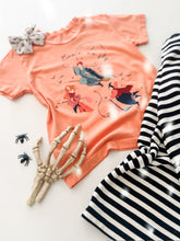 Load image into Gallery viewer, COME, WE FLY • tee (women + kids) pumpkin spice