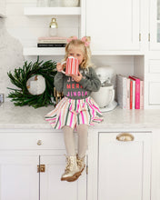 Load image into Gallery viewer, Twirl Skirt • kids (MERRY + BRIGHT STRIPE)