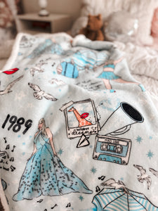 1989 • sherpa throw blanket