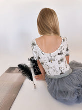 Load image into Gallery viewer, MIDI TULLE SKIRT • gray skies