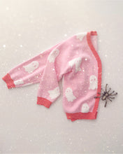 Load image into Gallery viewer, FUZZY GHOSTIES • oversized cardigan (kids)