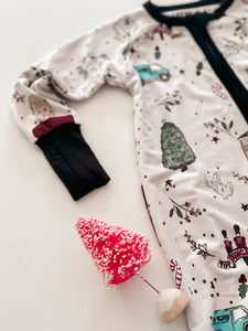 LOST IN NYC • baby zipper pjs (one-piece) FLASH