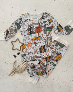 TAY-LOWEEN • baby zipper pjs