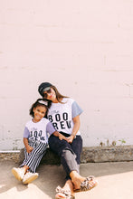 Load image into Gallery viewer, BOO CREW •contrast stripe sleeves (women + kids)