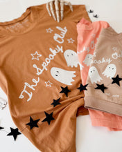 Load image into Gallery viewer, THE SPOOKY CLUB • tee (women + kids) brown sugar