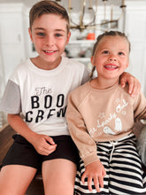 Load image into Gallery viewer, BOO CREW •contrast stripe sleeves (women + kids)