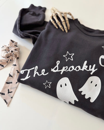 THE SPOOKY CLUB • pullover (women + kids) graphite