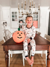 Load image into Gallery viewer, HALLOWEEN ZOO BOO • kids bamboo pjs (two-piece)