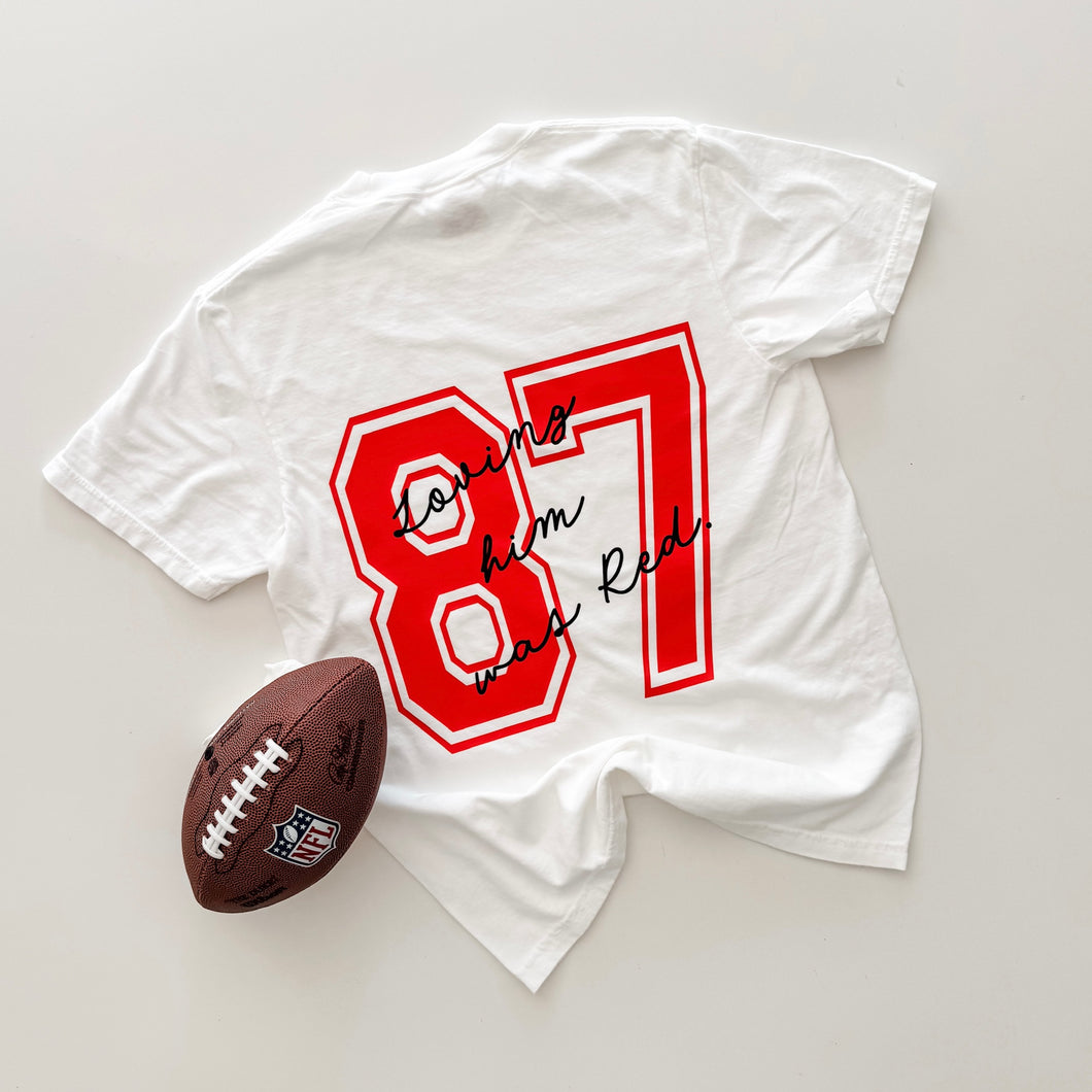 LOVING HIM WAS RED • (women + kids) double sided