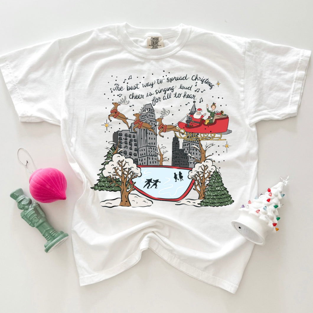 SPREAD CHRISTMAS CHEER • heavyweight tee (ADULT + KIDS)