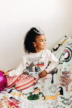 Load image into Gallery viewer, SPREAD CHRISTMAS CHEER •  ringer tee (women + kids)