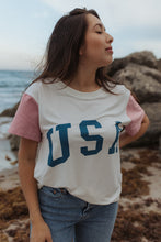 Load image into Gallery viewer, GINGHAM USA • women&#39;s tee