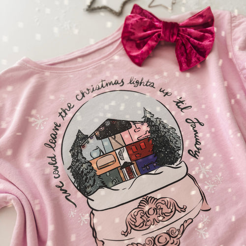 SNOW GLOBE • pullover in LILAC (women + kids)