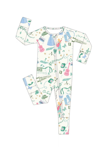 DEBUT • baby zipper pjs (one-piece)