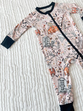 Load image into Gallery viewer, HOUSE IS HAUNTED • baby zipper pjs (one-piece)
