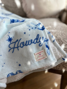 NEW! WESTERN • sherpa throw blanket