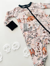 Load image into Gallery viewer, HOUSE IS HAUNTED • baby zipper pjs (one-piece)