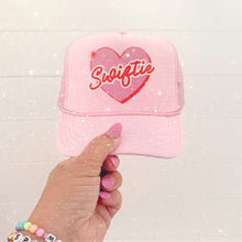 Load image into Gallery viewer, SWIFTIE HEART • trucker hat (adult + youth)