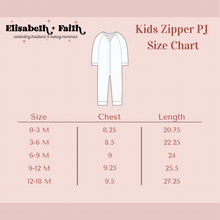 Load image into Gallery viewer, HOUSE IS HAUNTED • baby zipper pjs (one-piece)