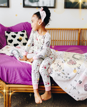 Load image into Gallery viewer, LOVER • bamboo kids long sleeve pjs (two-piece)