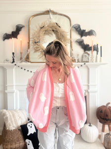 FUZZY GHOSTIES • oversized cardigan (women)