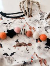 Load image into Gallery viewer, HALLOWEEN ZOO BOO • kids bamboo pjs (two-piece)