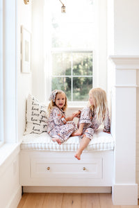HOUSE IS HAUNTED • kids button down pj's (two-piece)