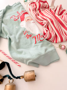 CANDY CANE STRIPE • kids ankle pants