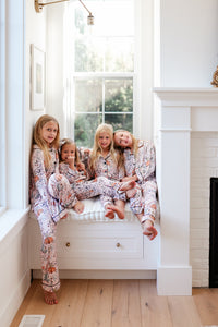 HOUSE IS HAUNTED • kids button down pj's (two-piece)
