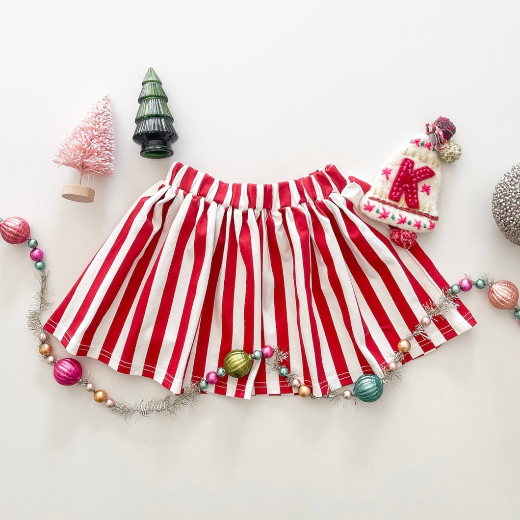 Twirl Skirt • kids (RED STRIPE)