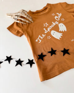 THE SPOOKY CLUB • tee (women + kids) brown sugar