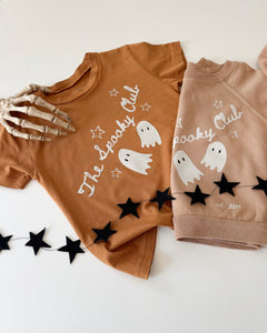 THE SPOOKY CLUB • tee (women + kids) brown sugar