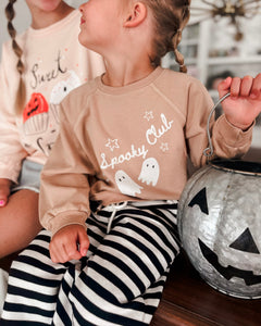 THE SPOOKY CLUB • pullover (women + kids) graphite