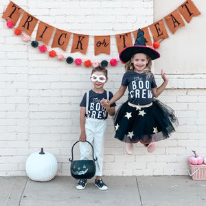 THE BOO CREW • tee (women + kids) in graphite