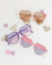 Load image into Gallery viewer, GLITTER HEARTS • kids sunnies