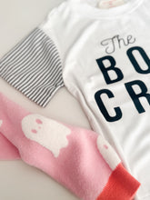 Load image into Gallery viewer, BOO CREW •contrast stripe sleeves (women + kids)