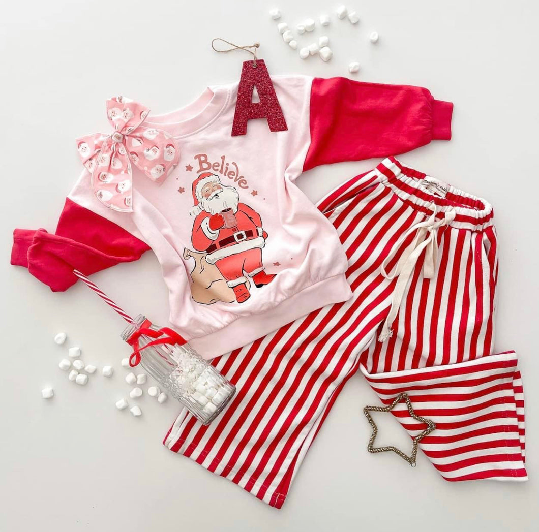 Flowy Pant • kids (CANDY CANE STRIPE)