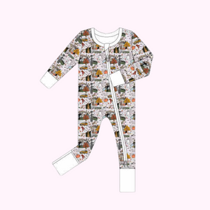 TAY-LOWEEN • baby zipper pjs