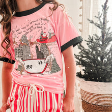 Load image into Gallery viewer, SPREAD CHRISTMAS CHEER •  ringer tee (women + kids)