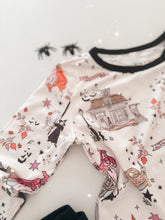 Load image into Gallery viewer, HOCUS POCUS • bamboo kids pjs (cream) adult joggers + kids CLOSEOUT