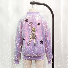 Load image into Gallery viewer, FEARLESS • sequin bomber jacket