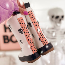 Load image into Gallery viewer, FRIENDLY SKULLS • rain boots CLOSEOUT