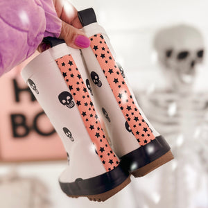 FRIENDLY SKULLS • rain boots CLOSEOUT