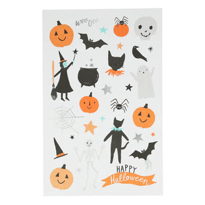 Happy Halloween Tattoo Sheet by Meri Meri