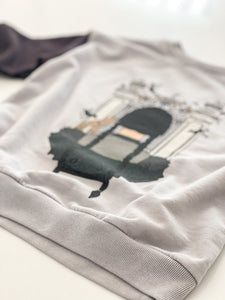 WEDNESDAY ADDAMS (kids color block pullover) by Simply Favi