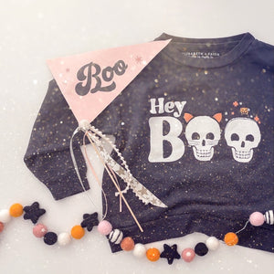 HEY BOO • kids pullover by Thread Mama