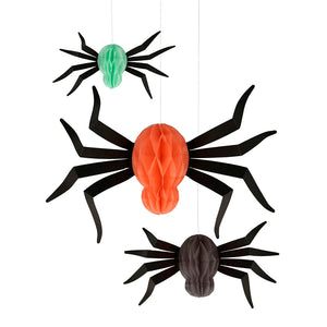 Hanging Honeycomb Spiders by Meri Meri
