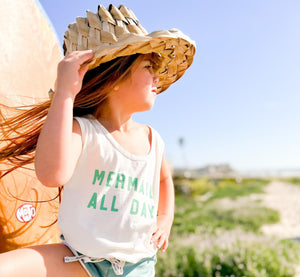 MERMAID • kids beach towel CLOSEOUT